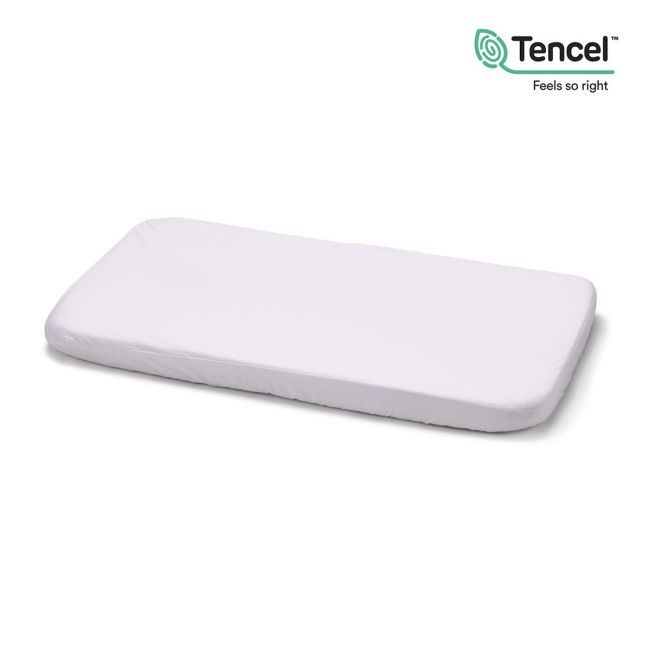 Bajera Ajustable Impermeable Tencel Minicuna 50X82 Cm Liso E Rosa CAMBRASS - 1