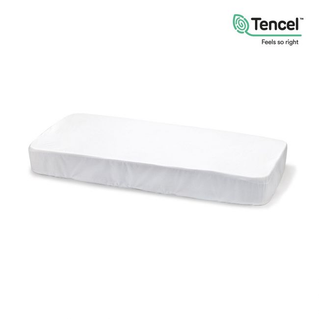 Bajera Ajustable Impermeable Tencel-C.60 60X120 Cm Liso E Blanco CAMBRASS - 1