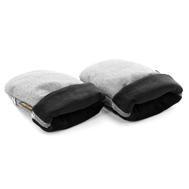 Guantes polipolar para cadeira de passeio Solo cinza