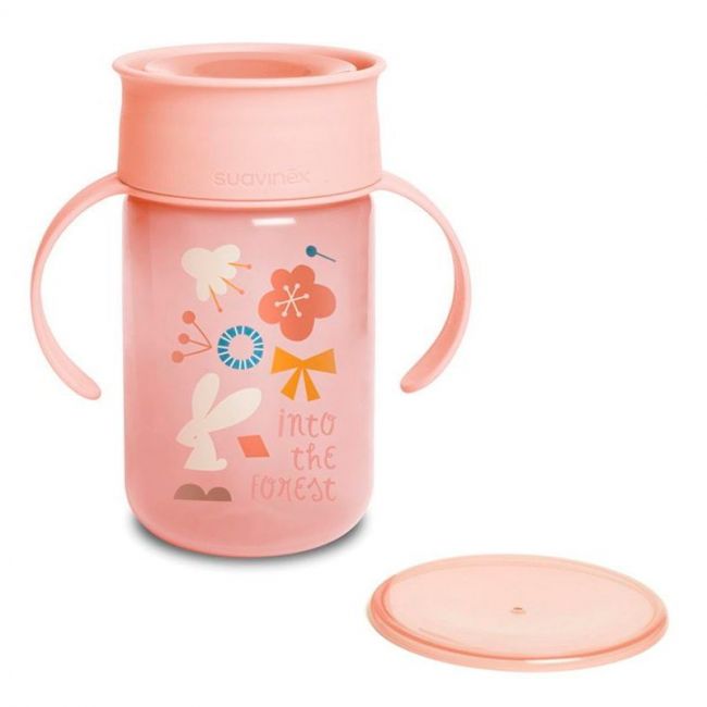 Vaso 360° de 340 ml para +12 meses - Forest Rose