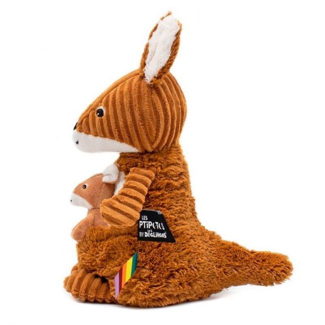 Peluche Ptipotos Canguro Marrón