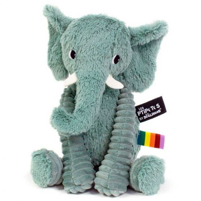 Peluche Ptipotos Elefante Verde