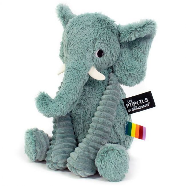 Peluche Ptipotos Elefante Verde