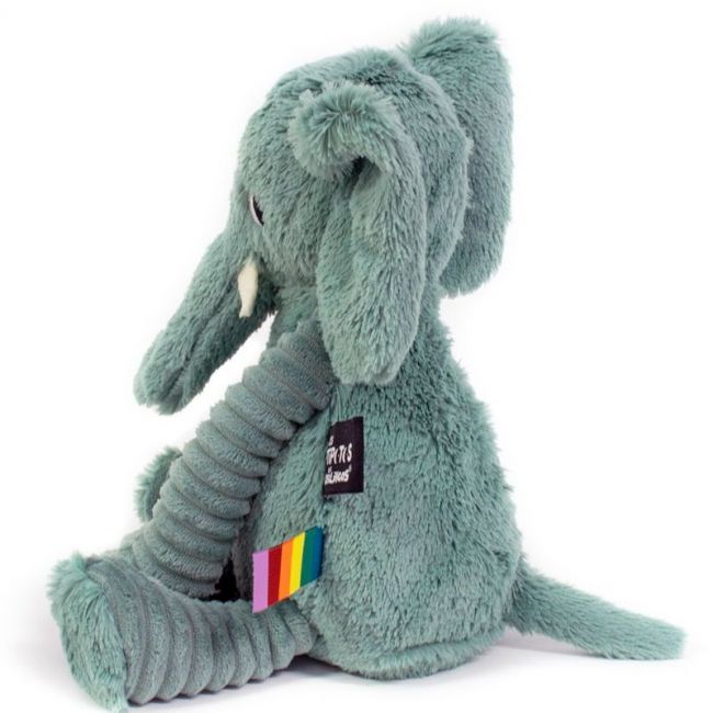 Peluche Ptipotos Elefante Verde