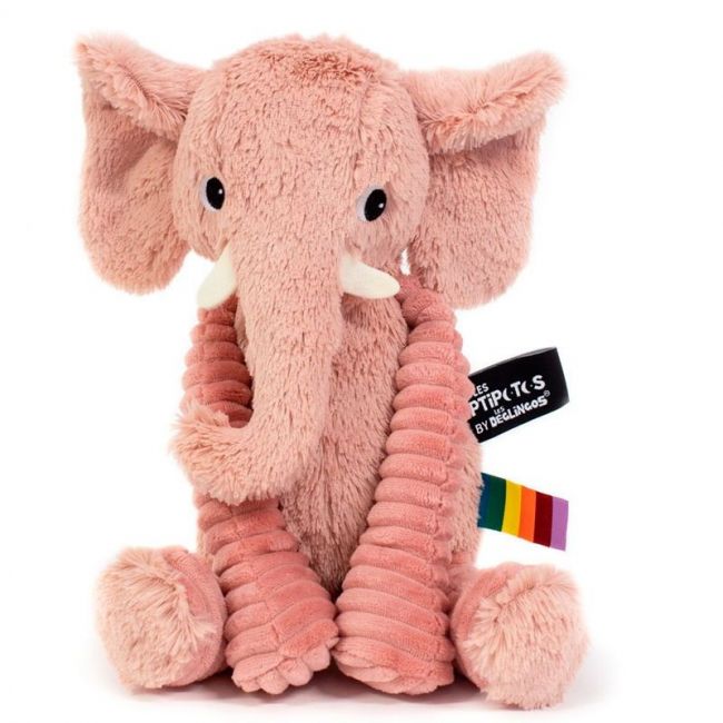 Peluche Ptipotos Elefante Rosa