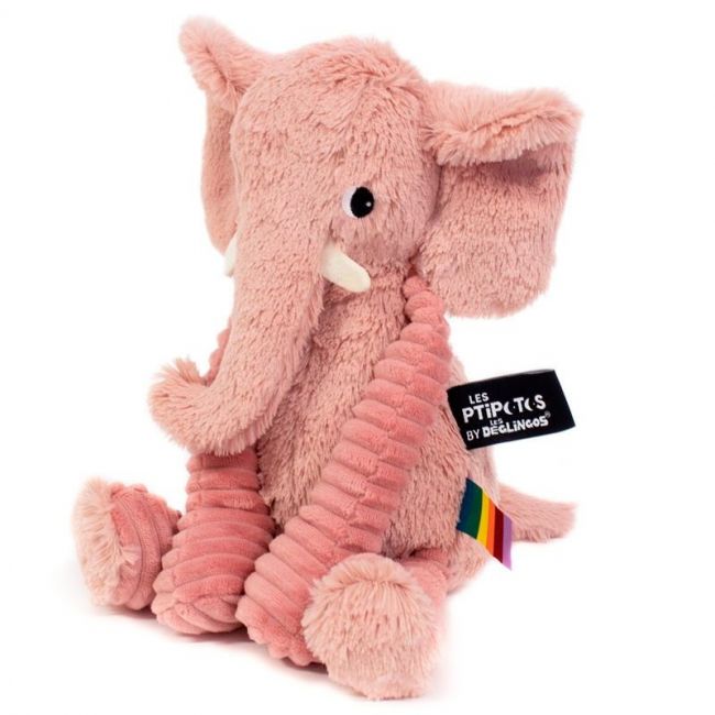 Peluche Ptipotos Elefante Rosa