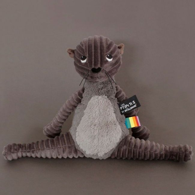 Peluche Ptipotos Nutria Gris
