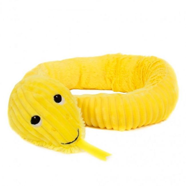 Peluche Ptipotos Serpiente Amarillo