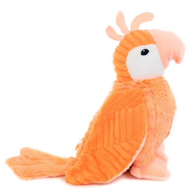 Peluche Ptipotos Loro Naranja