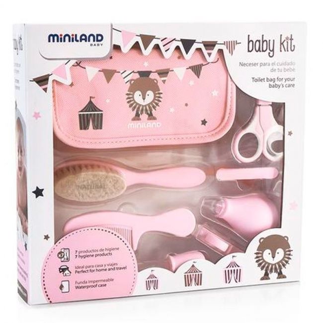 Conjunto Higiene Kit Bebê Rosa