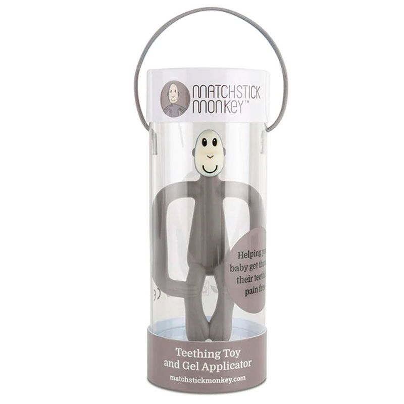 Mordedor Silicona Matchstick Monkey Gris - DC PHARM