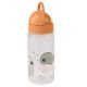Botella con Pajita Sea Friends Naranja