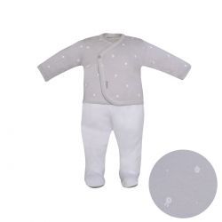 Juego Jubon Cruzado + Polaina Gris/Blanco  T.1 713,1 CAMBRASS - 1