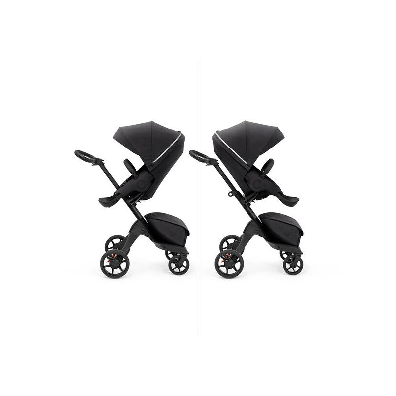 Tripp Trapp by Stokke - Silla alta ajustable de madera para bebé (sólo  silla), Nuevo arnés, Negro