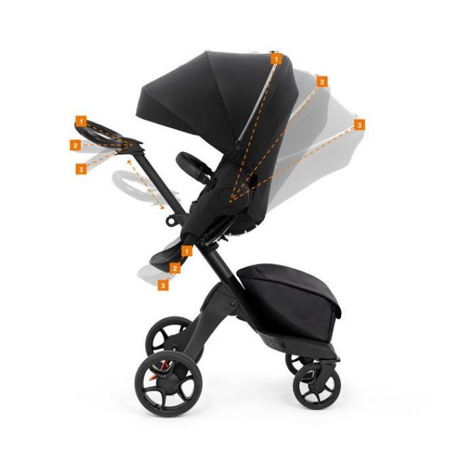 Cochecito de 2 Piezas Stokke Xplory X Rich Black