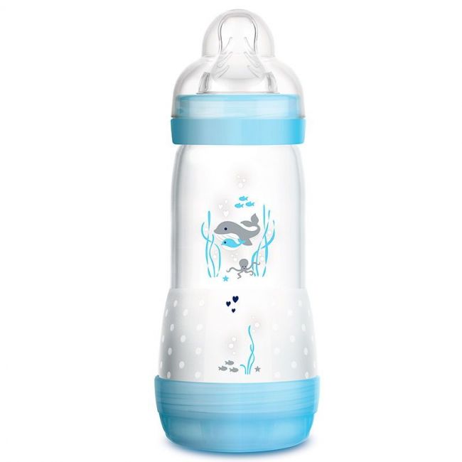 Biberón Anticolico 320ml Azul