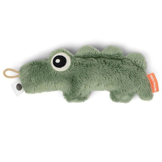 Tiny Sensory Rattle Croco Green