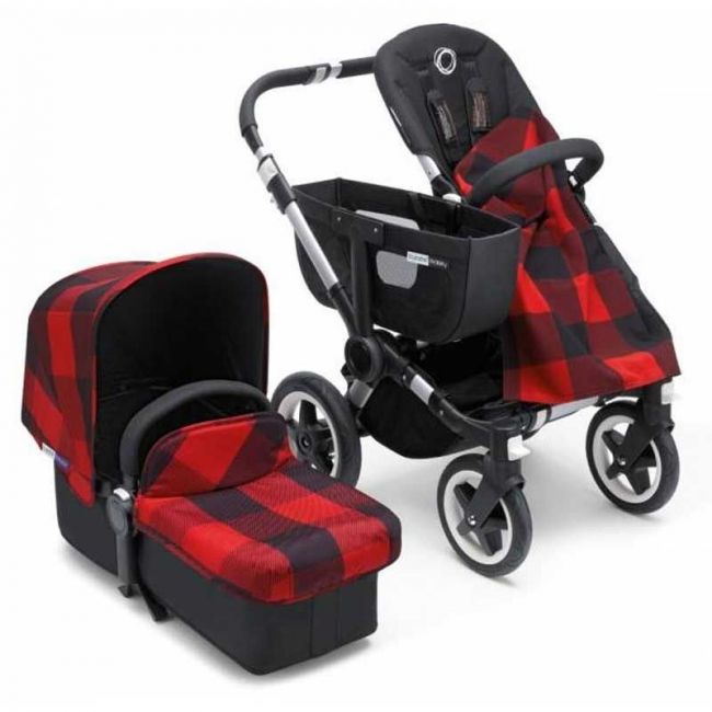 Accesorios para el Bugaboo Pendleton (Capota, Cubrepiés y Manta)