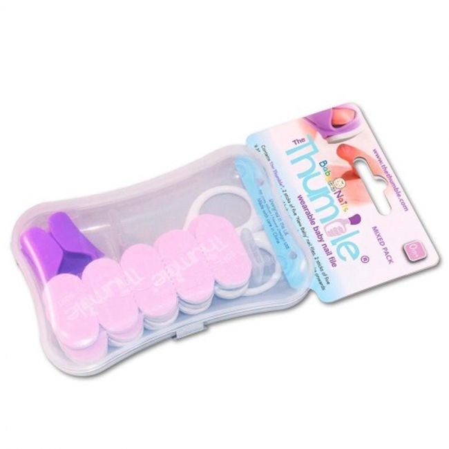 Set Limas De Uñas Mixto 20 Unidades + Tijeras