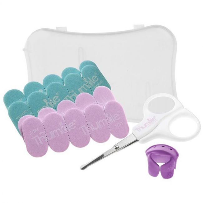 Set Limas De Uñas Mixto 20 Unidades + Tijeras