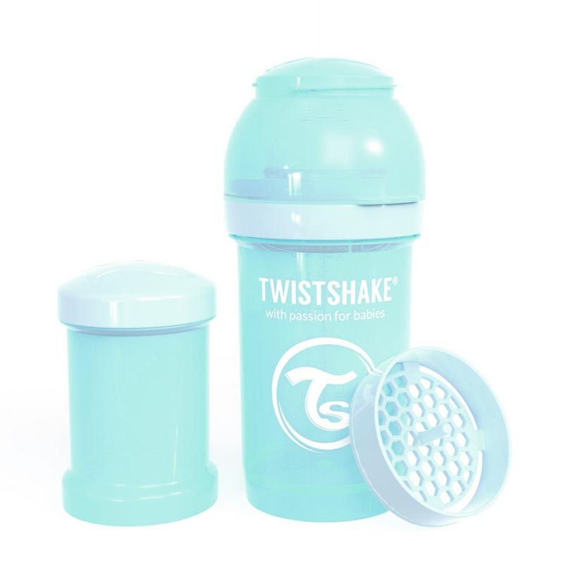 Biberón Twistshake Anti-Colic Azul 180ml