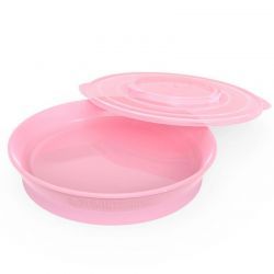 Plato Twistshake 6+ Meses Rosa