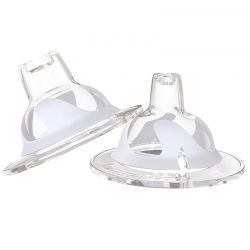  Medela Colector de leche materna de silicona, protector de leche  con tapón resistente a derrames, base de succión y cordón, 3.4 oz/3.4 fl oz  : Bebés