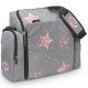 MOCHILA BOOSTER STARS GRIS ROSA