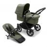 Bugaboo Donkey 5 Mono Completo Negro/Verde-Verde Bosque