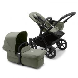Bugaboo Donkey 5 Mono Completo Negro/Verde-Verde Bosque