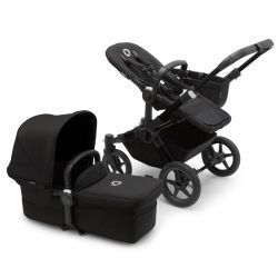 Bugaboo Donkey 5 Mono Completo Negro/Negro - Negro Medianoche