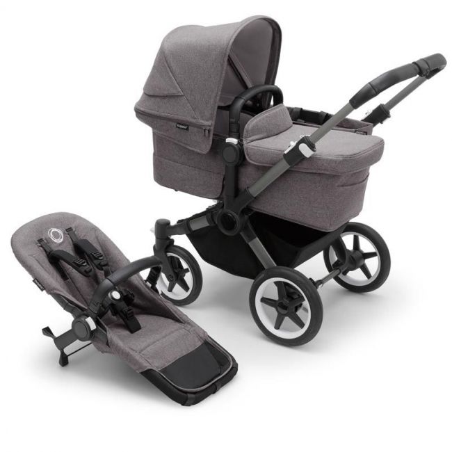 Bugaboo Donkey 5 Mono Completo Grafito/Gris - Gris Melange