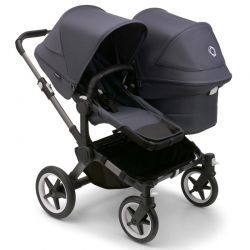 Bugaboo Donkey 5 Duo Completo Grafito/Azul-Azul Tormenta
