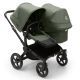 Bugaboo Donkey 5 Duo Completo Negro/Verde-Verde Bosque