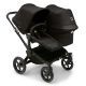 Bugaboo Donkey 5 Duo Completo Negro/Negro - Negro Medianoche