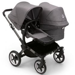 Bugaboo Donkey 5 Duo Completo Grafito/Gris - Gris Melange