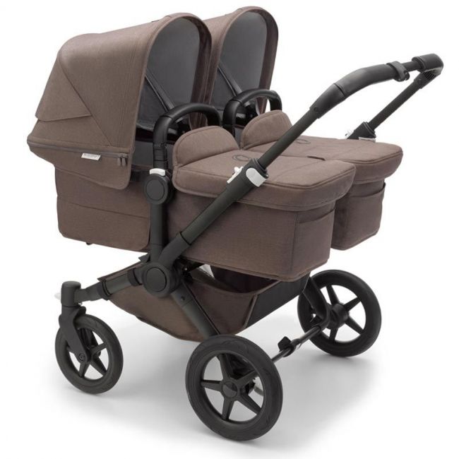 Bugaboo Donkey 5 Twin Mineral Completo Negro/Taupe