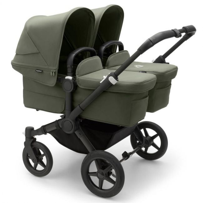 Bugaboo Donkey 5 Twin Completo Negro/Verde-Verde Bosque