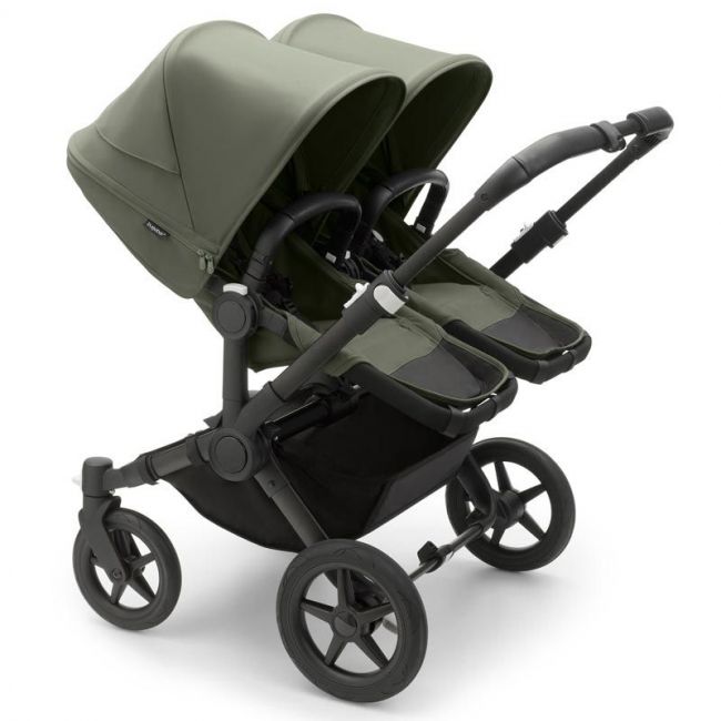 Bugaboo Donkey 5 Twin Completo Negro/Verde-Verde Bosque