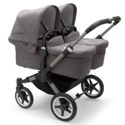 Bugaboo Donkey 5 Twin Completo Grafito/Gris - Gris Melange