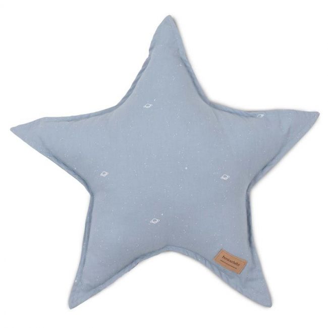 Almofada Estrela 40x40cm Azul Nim