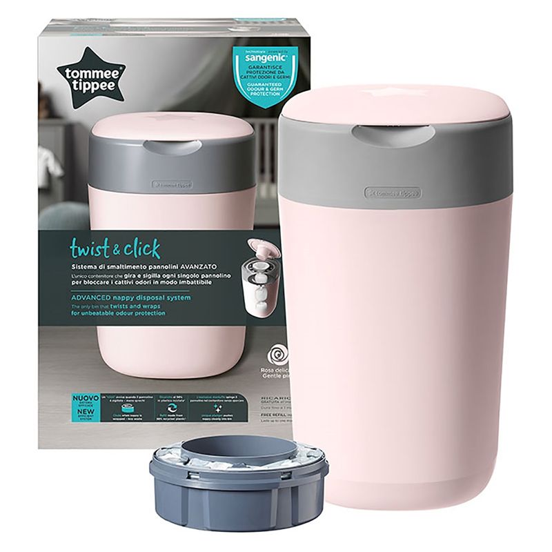 Contenedor de pañales Sangenic Twist and Click Rosa - TOMMEE TIPPEE
