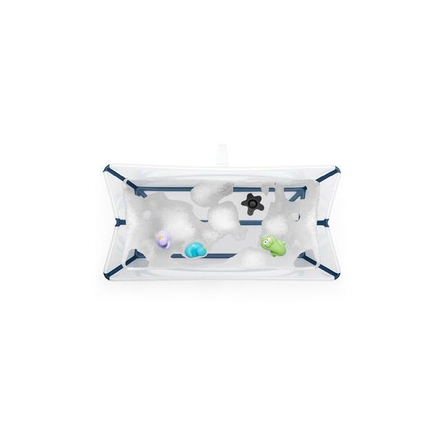 Stokke Flexi Bath Bañera Transparente & Azul