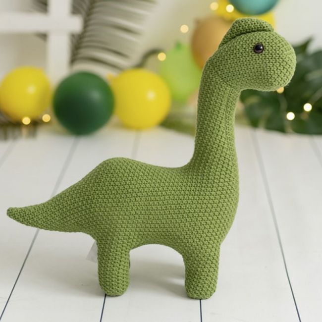 Peluche Crochet Dinosaurio Mini