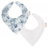 Pack 2 Bandanas 43x21cm Cebra Blanco