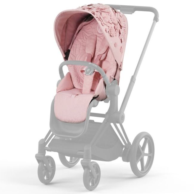 PRIAM SEAT PACK SIMPLY FLOWERS LIGHT PINK