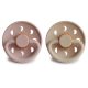 Pack 2 Chupetes Block Latex Moon Phase Blush/Croissant 6+