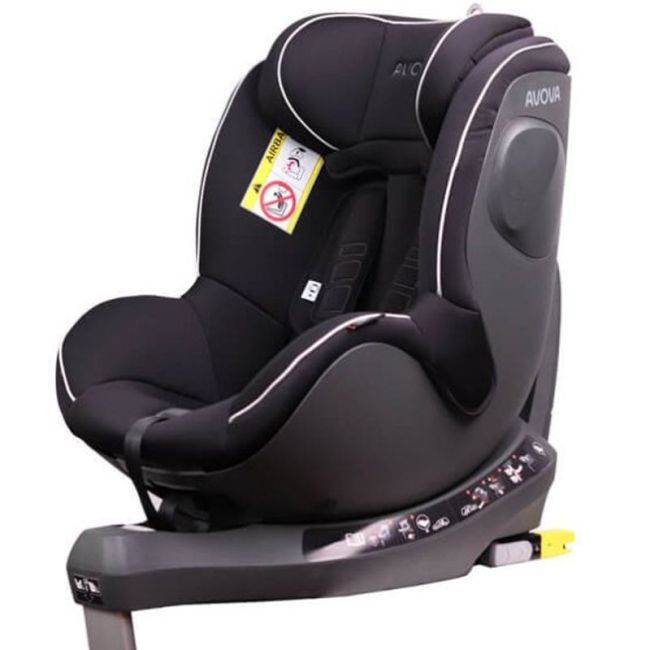 Assento de carro Avova Sperber-Fix Pearl Black