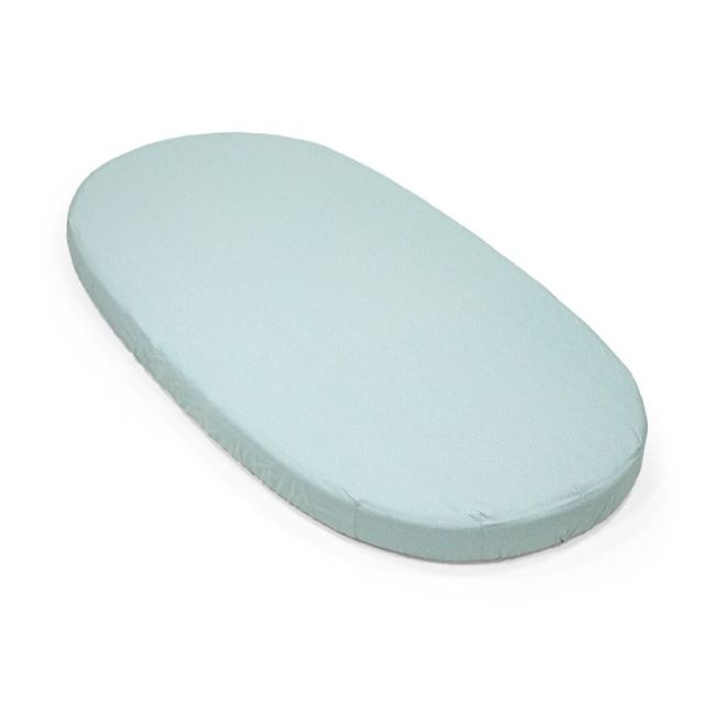 STOKKE SLEEPI BED V3 FITTED SHEET DOTS SAGE