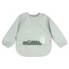Babero con Bolsillo y Mangas Happy Dots Verde